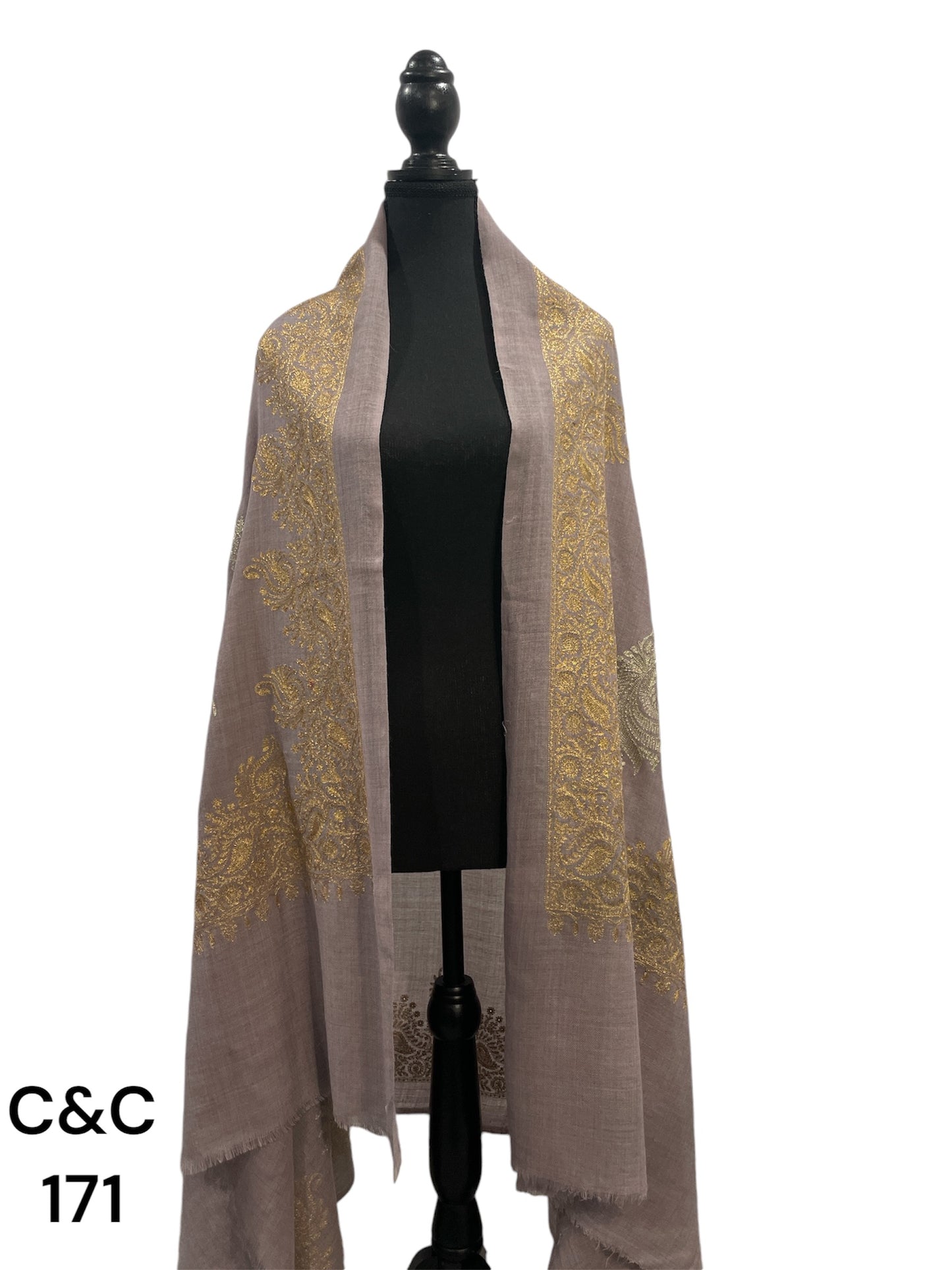 Aarie Till Embroidered Shawl