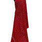 Red Embroidered Shawl