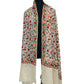 Scarf/Wrap Hand Embroidered Aari Jaal Work