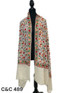 Scarf/Wrap Hand Embroidered Aari Jaal Work
