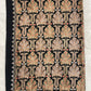 Black Aarie Jamawar Shawl