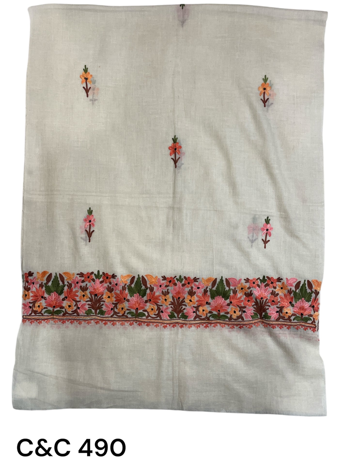 Scarf/Wrap Aari Embroidery Pala