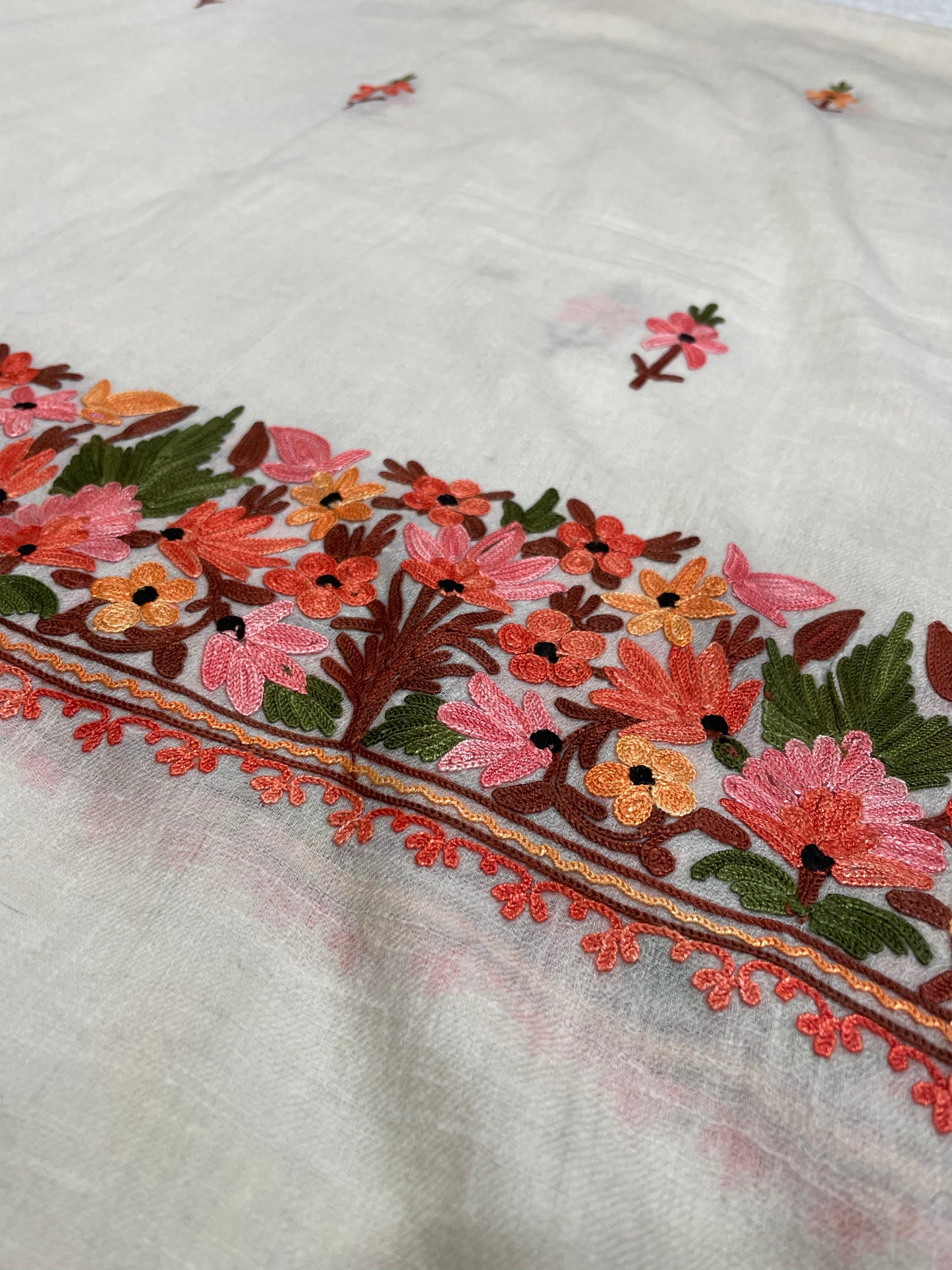 Scarf/Wrap Aari Embroidery Pala