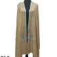 Beige border embroidered Stole