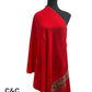 Papermachie Border Embroidered Stole/Scarf