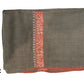 Dark Beige Sozni Border Embroidery Stole