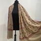 Beige Sozni Embroidered shawl