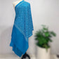 Blue Jalidar Stole