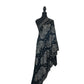 Black Full Jaal Embroidered Stole