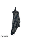 Black Stole full Hand Embroidered