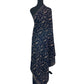 Dark Blue Jaal Embroidered Shawl
