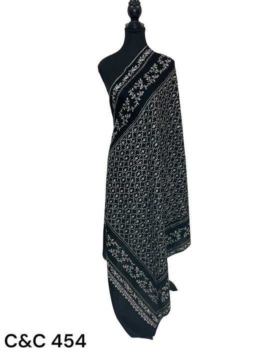 Sozni Jaal Embroidered Shawl