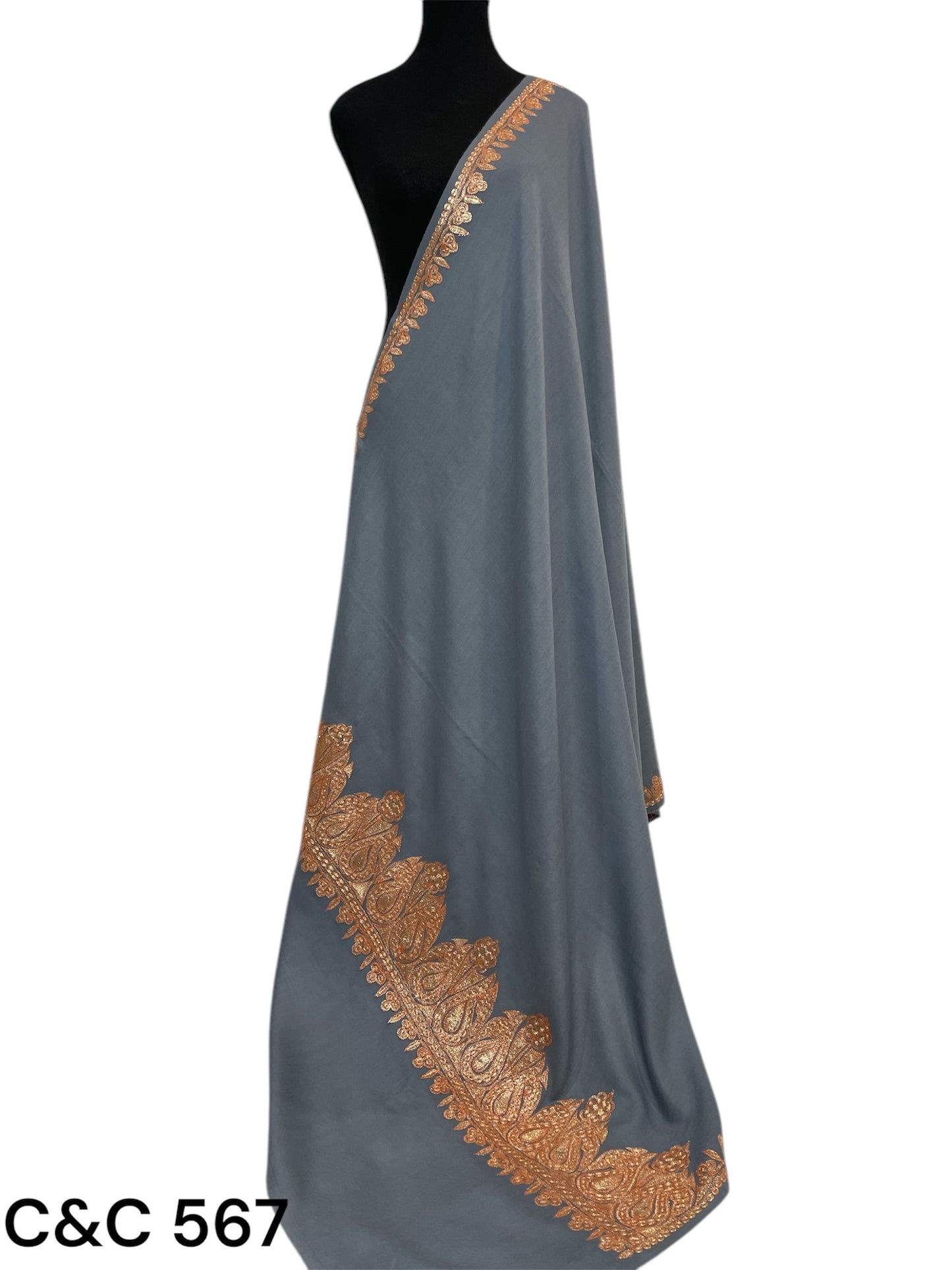 Tilla Embroidery Shawl
