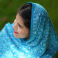 Blue Jalidar Stole
