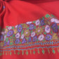 Papermachie Border Embroidered Stole/Scarf