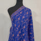 Blue Stole Hand Embroidered