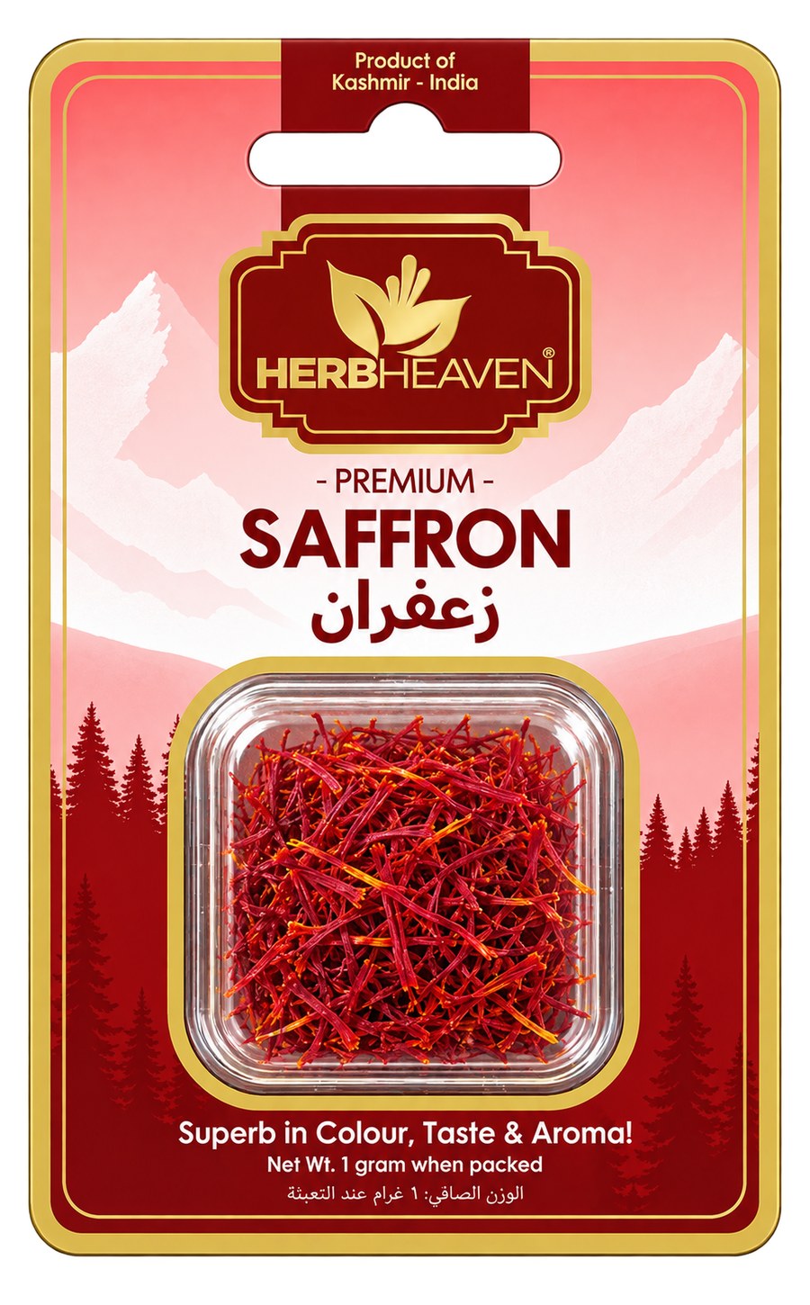 Herb Heaven Kashmiri Saffron 1 g